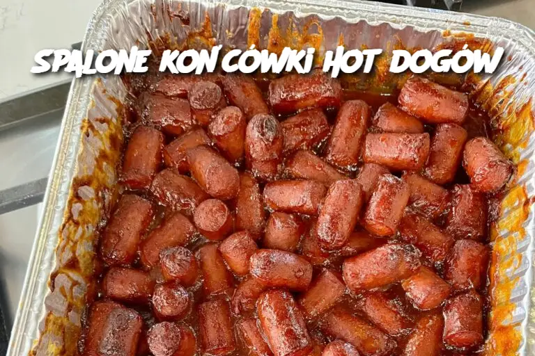 Spalone końcówki hot dogów