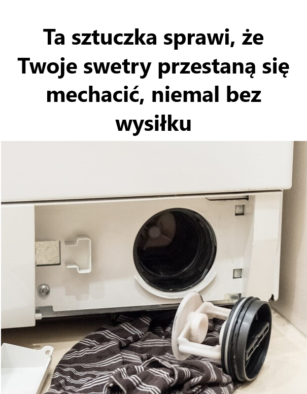 Pranie w czystej pralce? Zajrzyj za tę klapkę