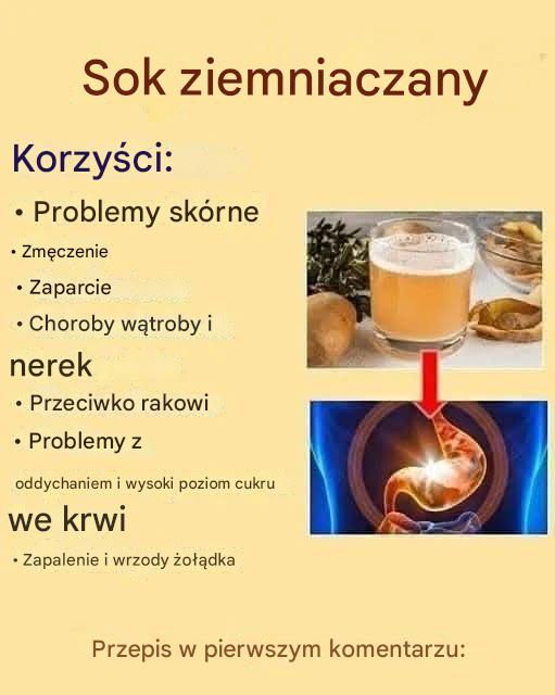 Poznaj zalety soku ziemniaczanego i dowiedz się, jak go przygotować. Dzięki temu sokowi możesz uniknąć wielu chorób!