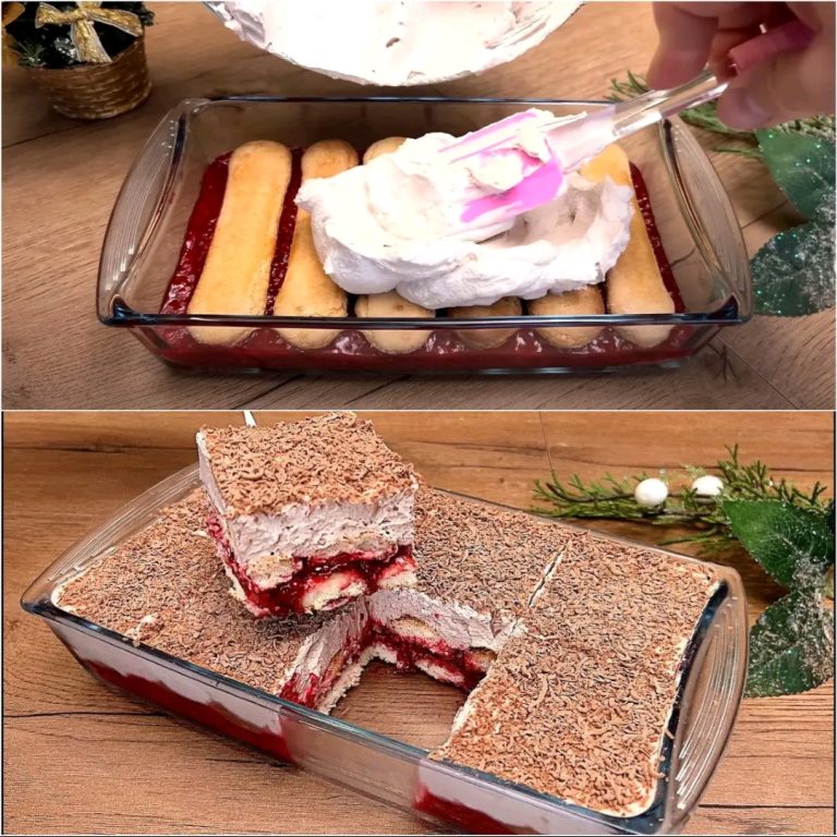 Smak, którego nie da się opisać! Brak kuchni! Tiramisu z ricottą i malinami