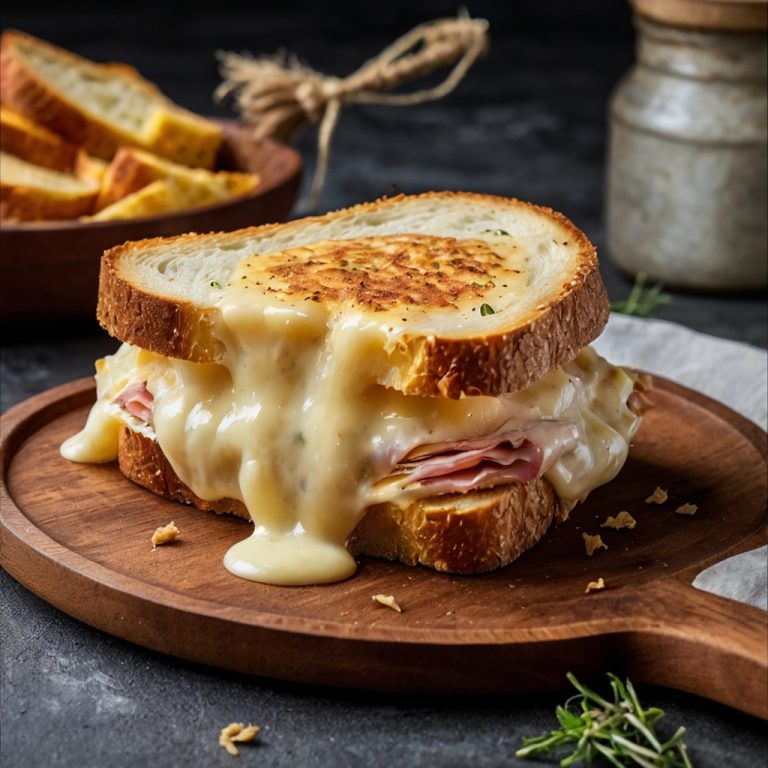 Croque Monsieur (Klasyczna francuska kanapka)