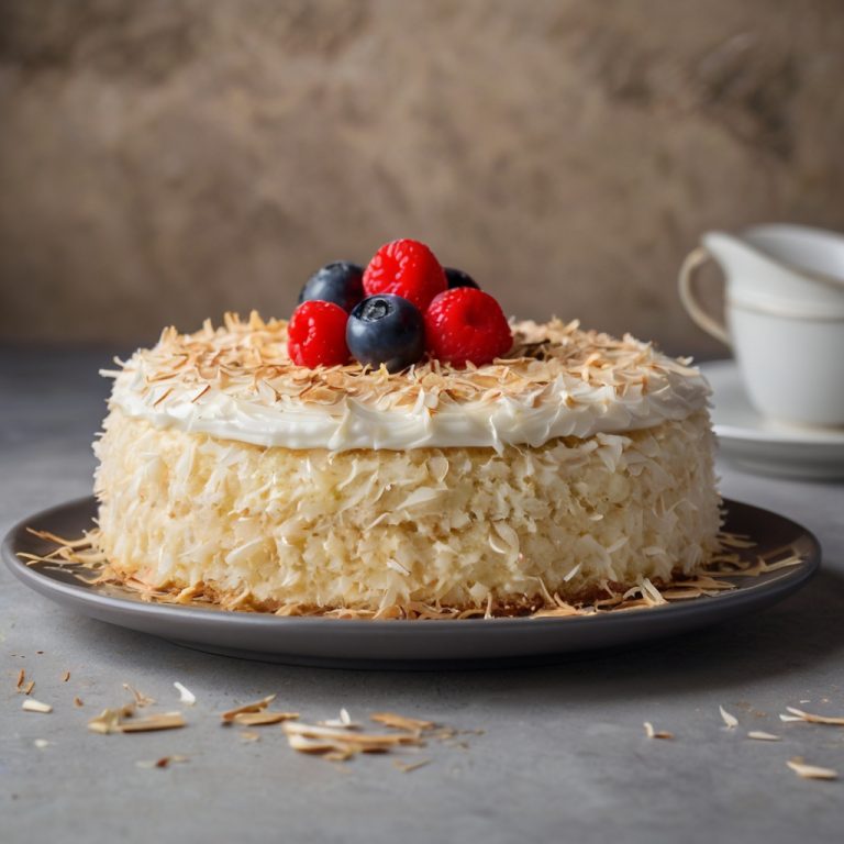 Delicious Creamy Coconut Cake