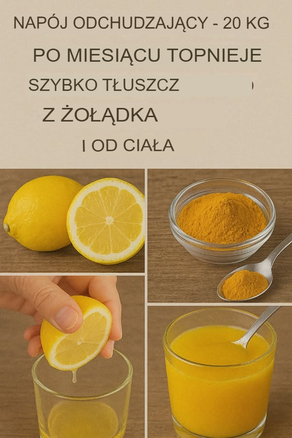 🍋 Schudnij bez diety: moc cytryny i kurkumy