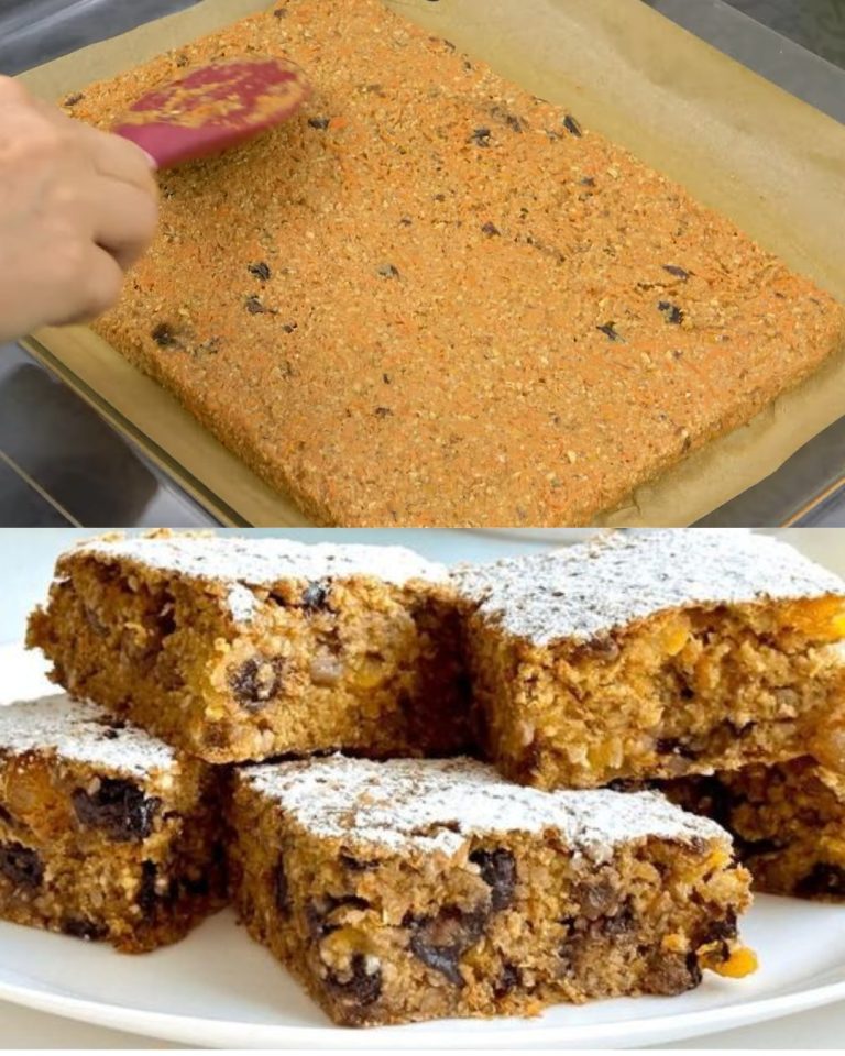 🥕🍫 Fit Ciasto Marchewkowe z Bakaliami i Owsianką (bez cukru i mąki)