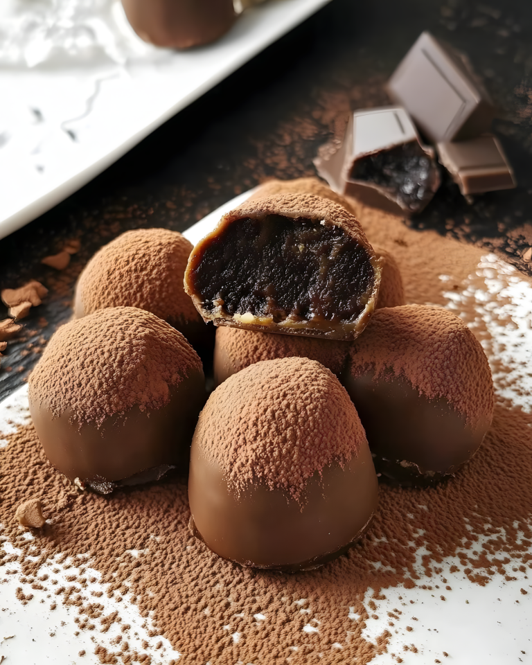 🍫 Domowe Trufle Czekoladowe z Kakao – Bez Pieczenia