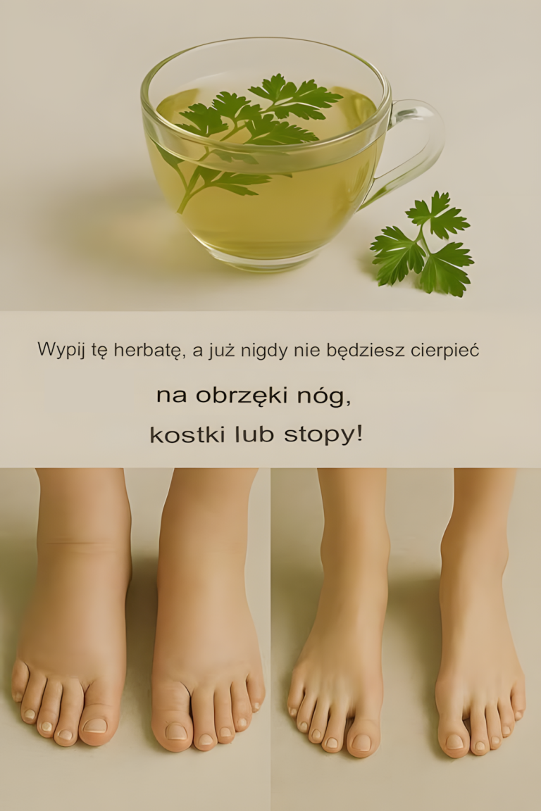 🌿 Moc herbaty z pietruszki – naturalna ulga przy opuchnięciach nóg, kostek i stóp