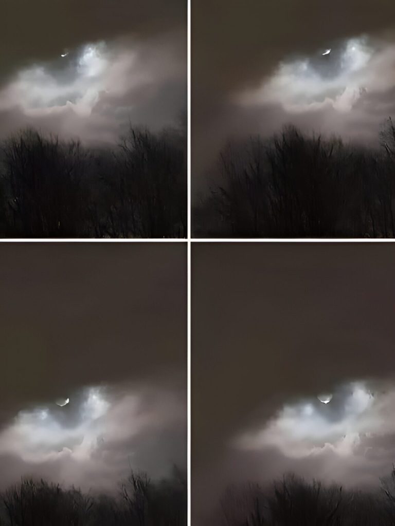 Mój brat zrobił to zdjęcie zaledwie 13 mil od naszego domu 😮📸 Czy masz pomysł, co to może być?