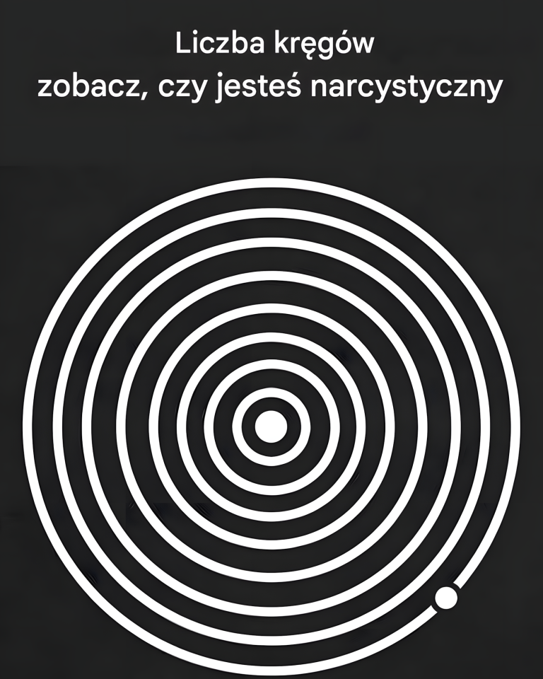 Liczba kółek, które widzisz, decyduje o tym, czy jesteś narcyzem
