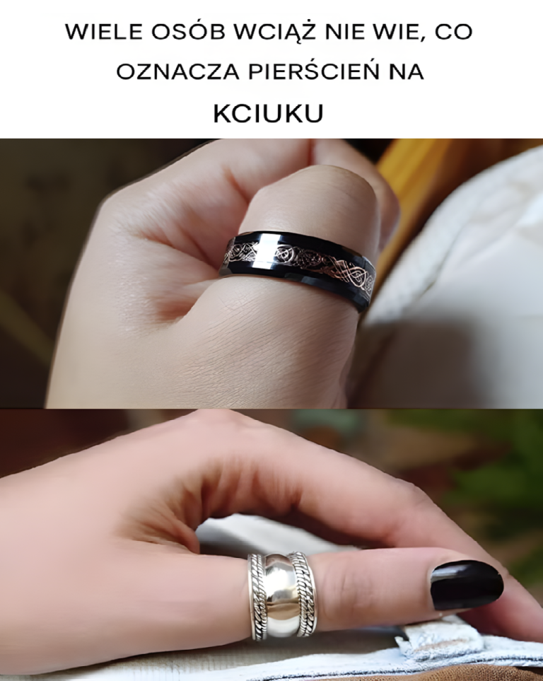 Wiele osób nie wie, co oznacza pierścionek na kciuku