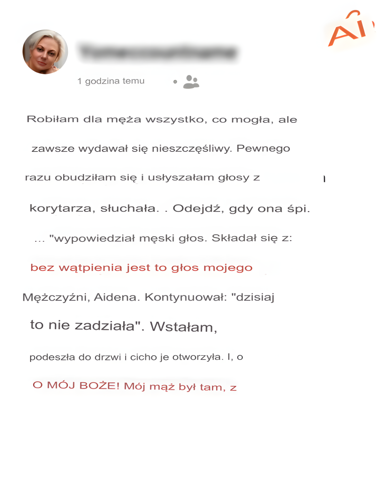 Kiedy się obudziłam, usłyszałam jak mój mąż mówi: „Cicho, ona śpi” – Historia dnia