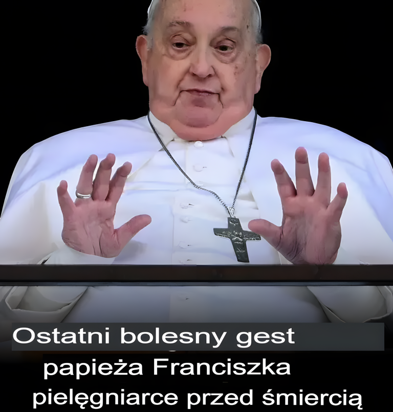 Poruszający gest papieża Franciszka przed śmiercią