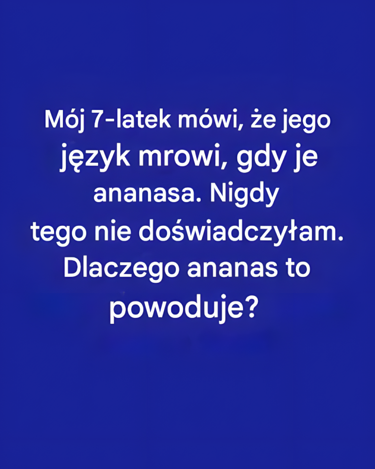 Nie miałem pojęcia