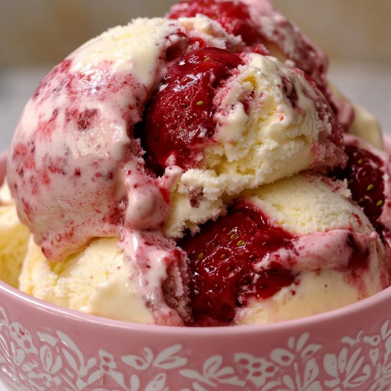 🍓 Lody waniliowe z truskawkową fantazją – przepis, który pokochasz! 🍨