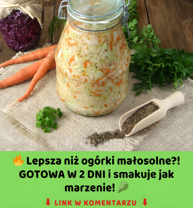 Zapomnij o ogórkach! Młoda kapusta małosolna to nowy król letnich kiszonek – gotowa w 2 dni i smakuje obłędnie