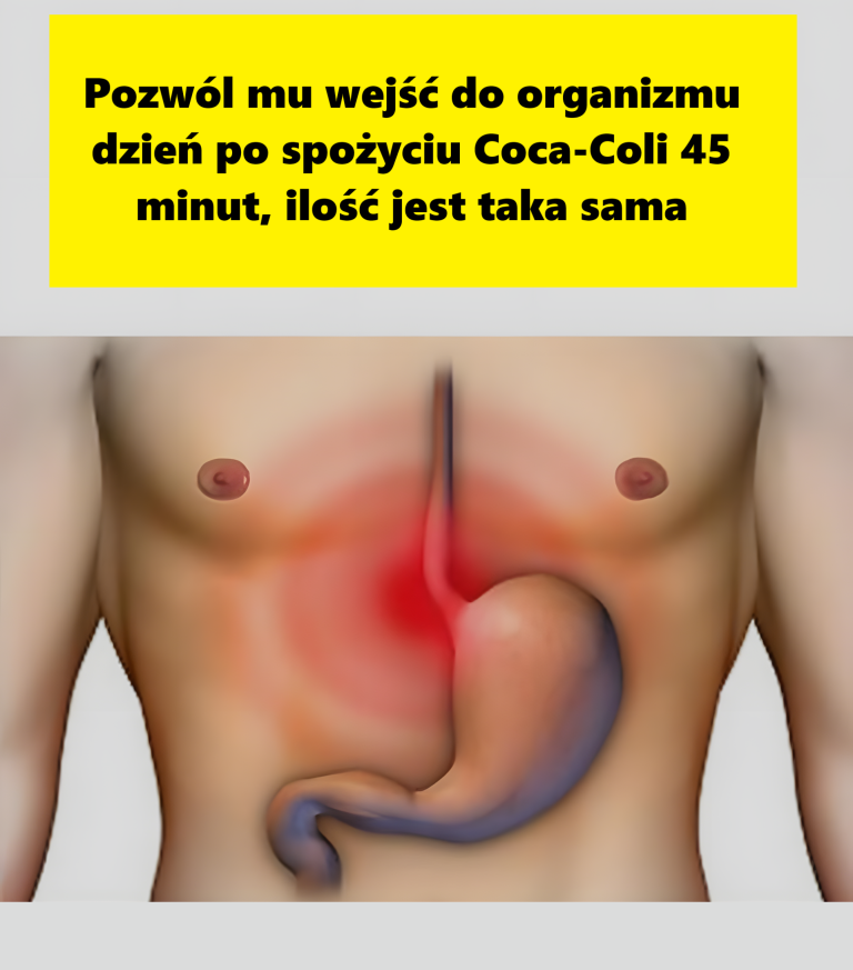 Pozwól mu wejść do organizmu dzień po spożyciu Coca-Coli (45 minut, ilość jest taka sama)