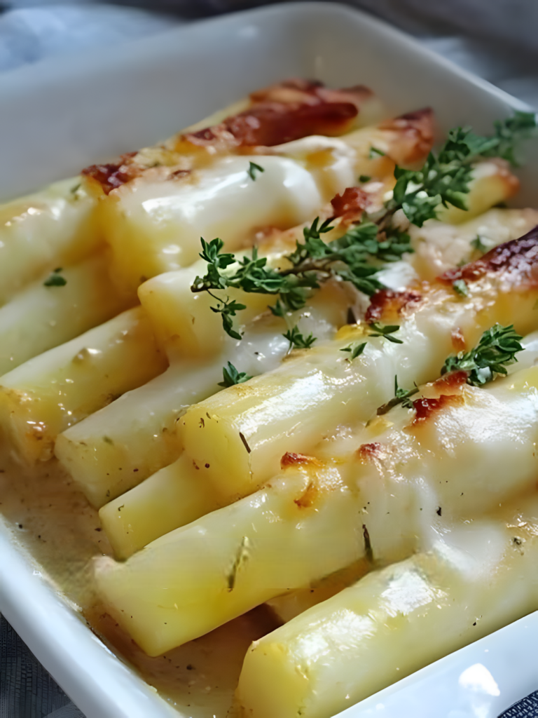 Schmeckt immer und in wenigen minuten fertig, Spargel aus dem Ofen